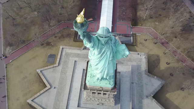 You Only Have Six Days Left To Make That Sick, Viral Statue Of Liberty Drone Video