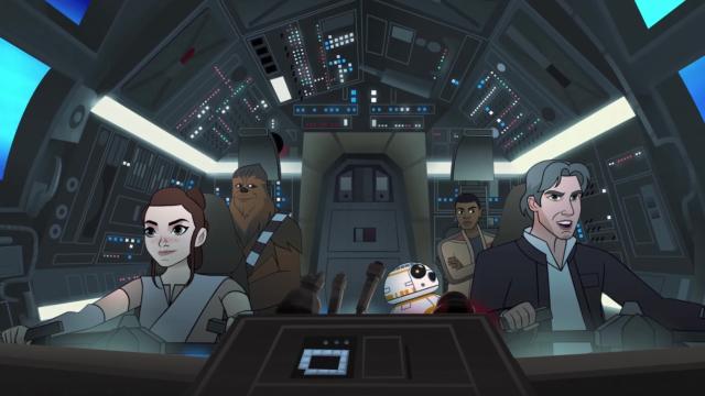 The Millennium Falcon Almost Explodes In A New Star Wars: Forces Of Destiny Short