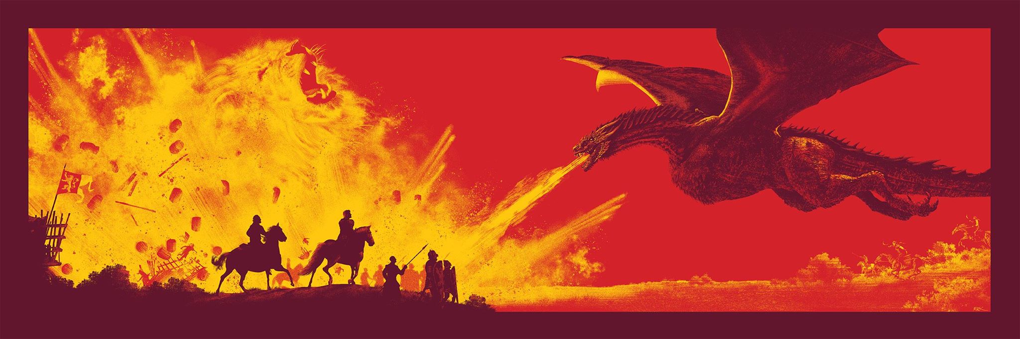 The Best Scene Of Game Of Thrones Season Seven Comes To Life In This Insane Poster