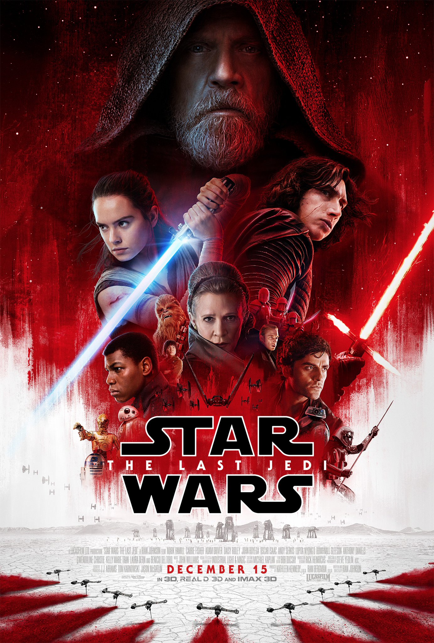 The Latest Poster For The Last Jedi Puts General Leia Front And Center