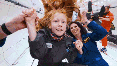 There’ll Be Something In Your Eye As You Watch These Kids Experience Zero-Gravity