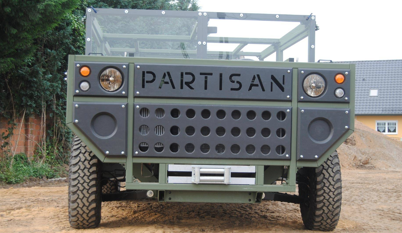 The Partisan One Is A Flat-Pack Allegedly Bomb-Proof Military Vehicle With A 100-Year Warranty