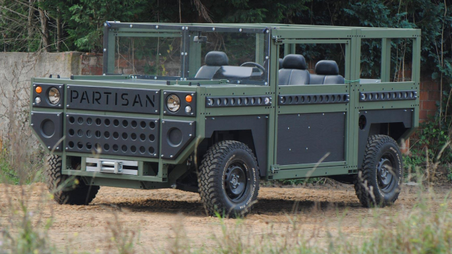 The Partisan One Is A Flat-Pack Allegedly Bomb-Proof Military Vehicle With A 100-Year Warranty