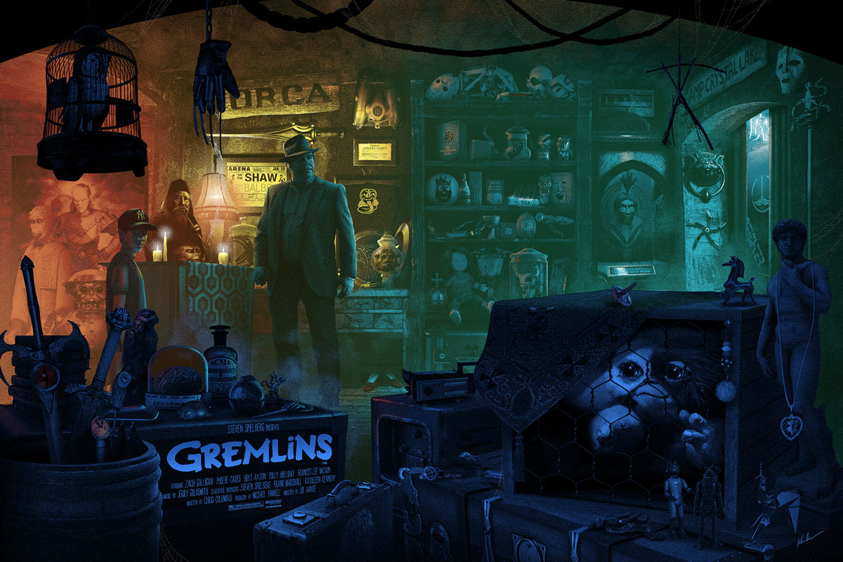 This Insane Gremlins Poster Has 84 Different References On It, Can You Guess Them All?