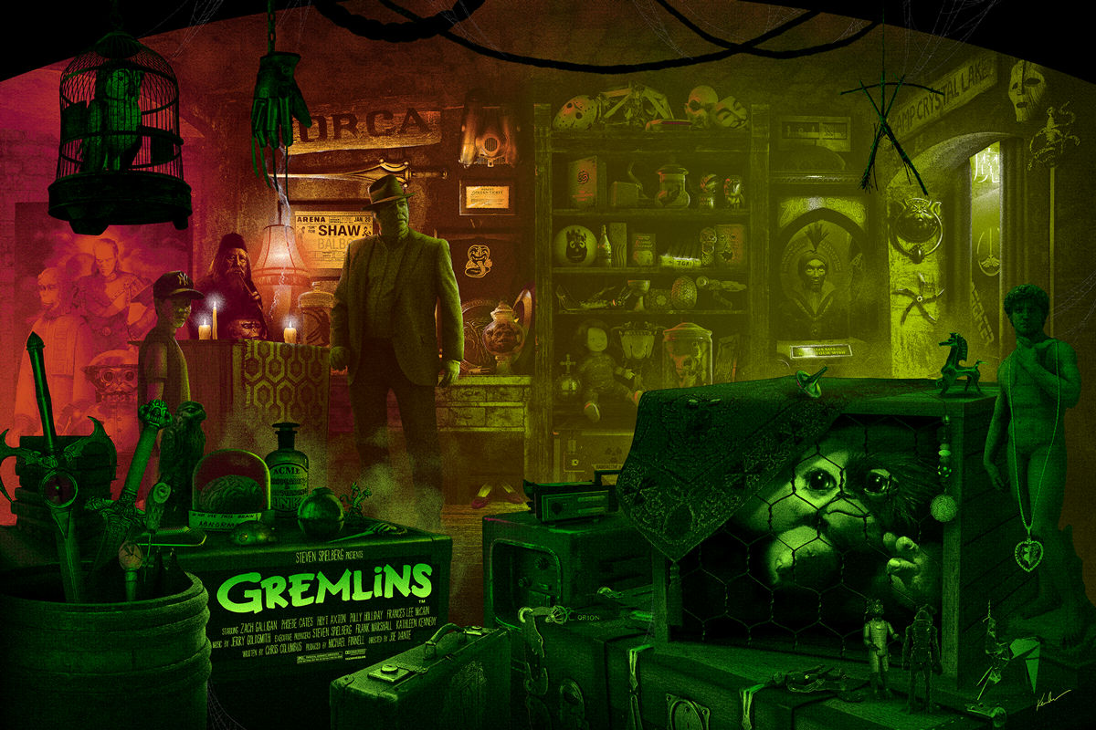 This Insane Gremlins Poster Has 84 Different References On It, Can You Guess Them All?