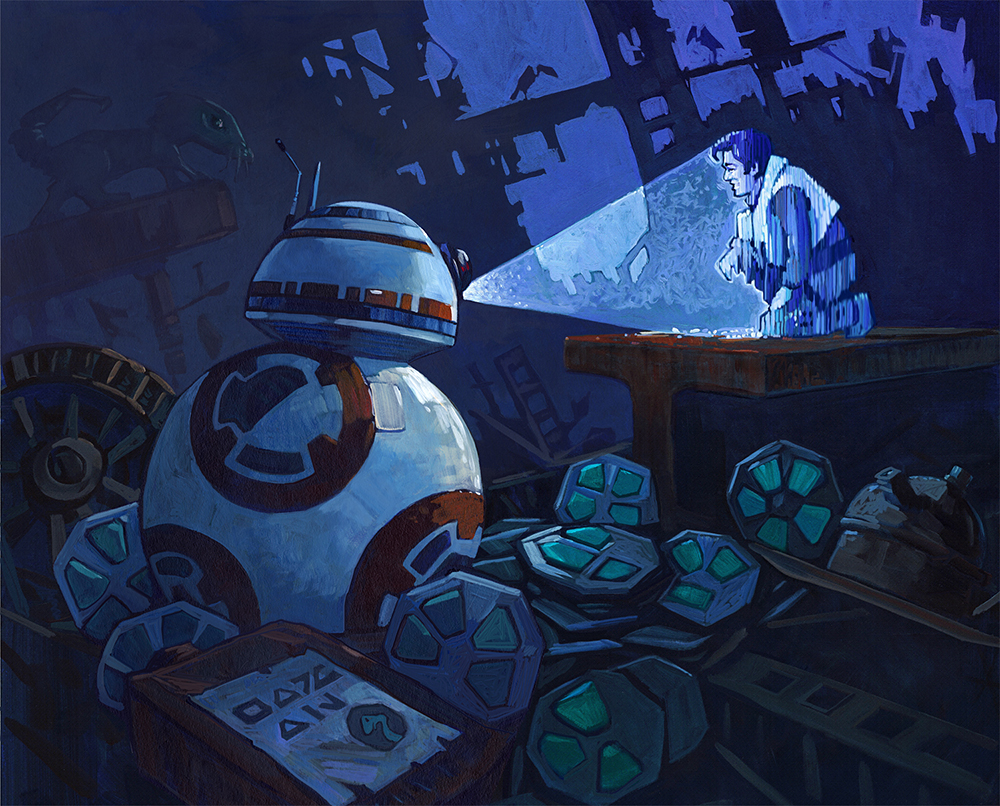 Fall In Love With BB-8 All Over Again With These Beautiful Paintings