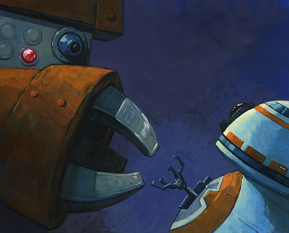 Fall In Love With BB-8 All Over Again With These Beautiful Paintings