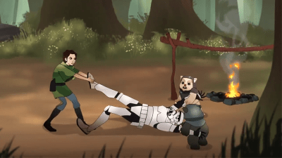 Leia Tries To Stop Ewoks From Consuming Human Flesh In The Latest Forces Of Destiny Short