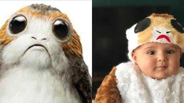 This Baby Dressed Up As A Porg Is Almost Certainly Cuter Than Your Baby