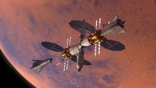 Race To Mars Begins: Lockheed Martin, NASA Reveal Mars Base Camp Orbiter