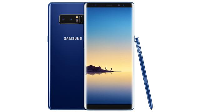 And Now The Note8 Is Blue