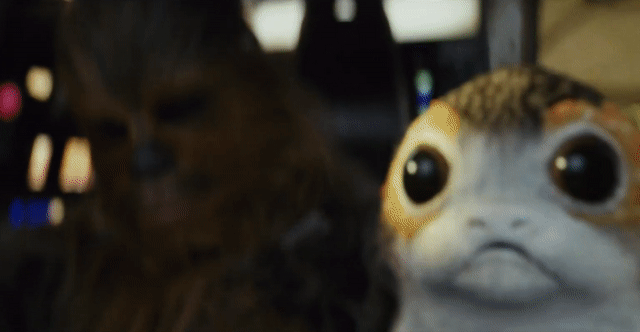 The Screaming Porg From Last Jedi Trailer Was Made To Look Like Chewbacca