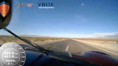 This Is What Koenigsegg’s Record 447km/h Nevada Speed Run Looked Like Behind The Wheel