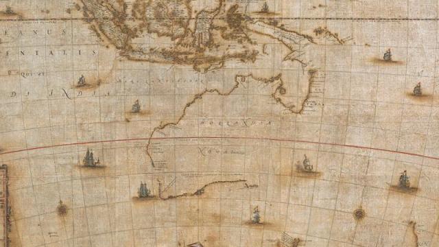 350-Year-Old Map Of Australia Restored To Its Former Glory