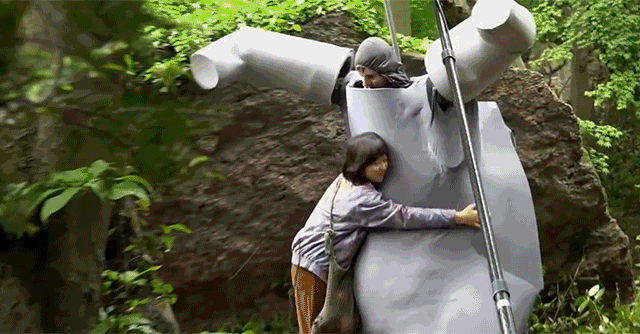 The Giant Foam Suit They Used To Film Okja Is Actually The Best Part Of The Movie