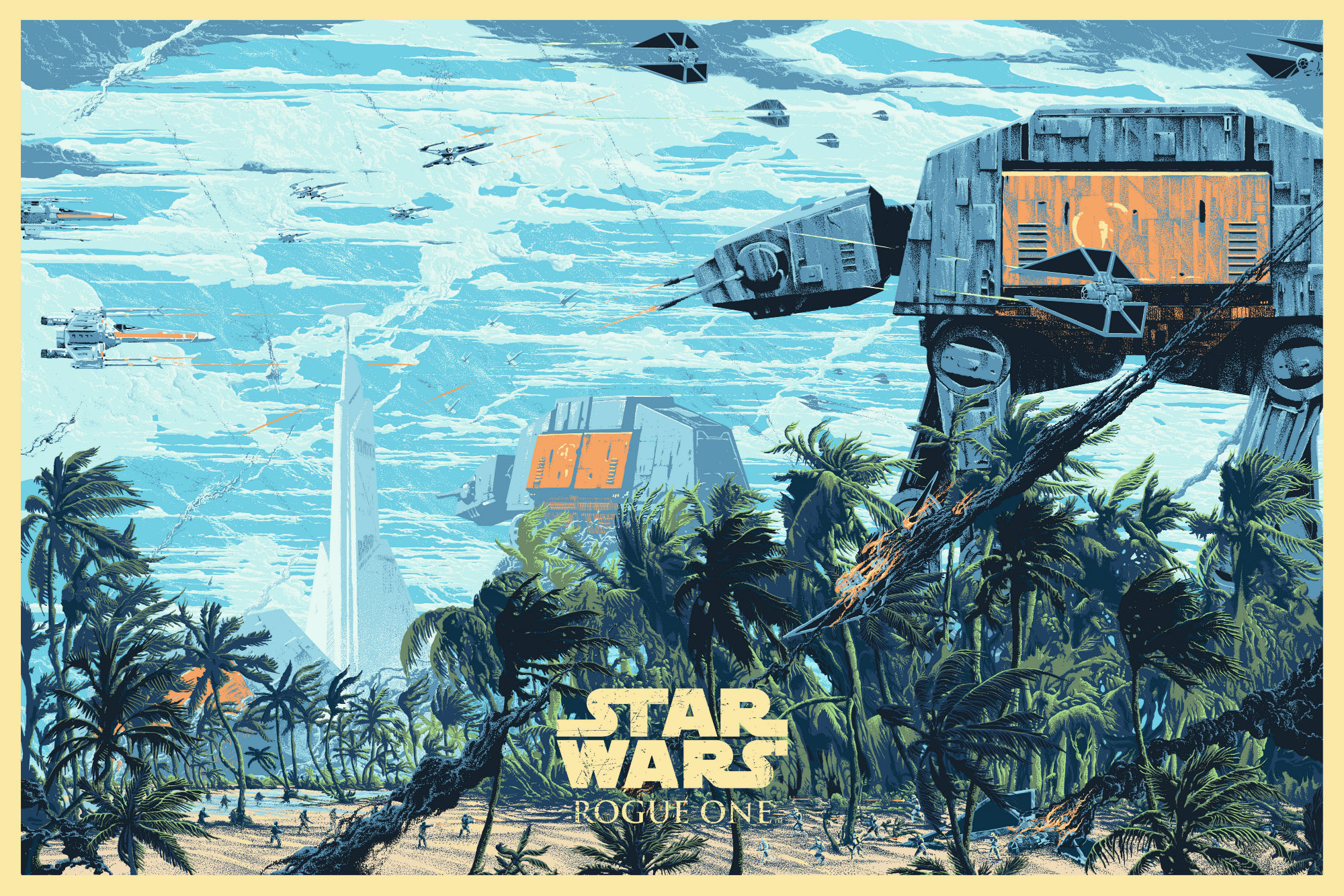 Remember Scarif’s Better Days With This Action-Packed Rogue One Poster