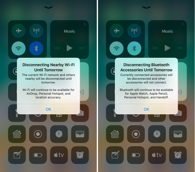 Apple Is Testing A Beta Fix To The iOS 11 Control Center’s Wi-Fi And Bluetooth Switches