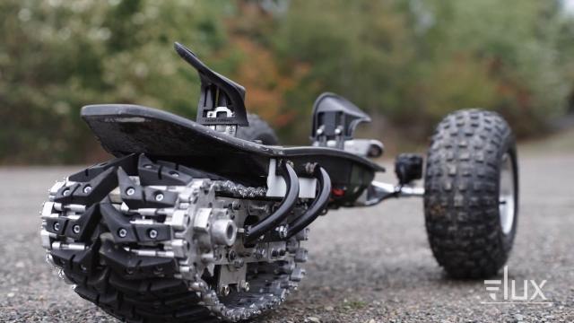 Battery-Powered Skateboard Tank Is An ATV You Can Carry With You