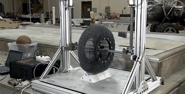 NASA’s New Titanium Airless Tyres Are Nearly Indestructible