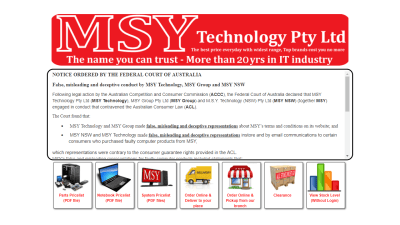 MSY’s Website Is A Lesson In Hubris
