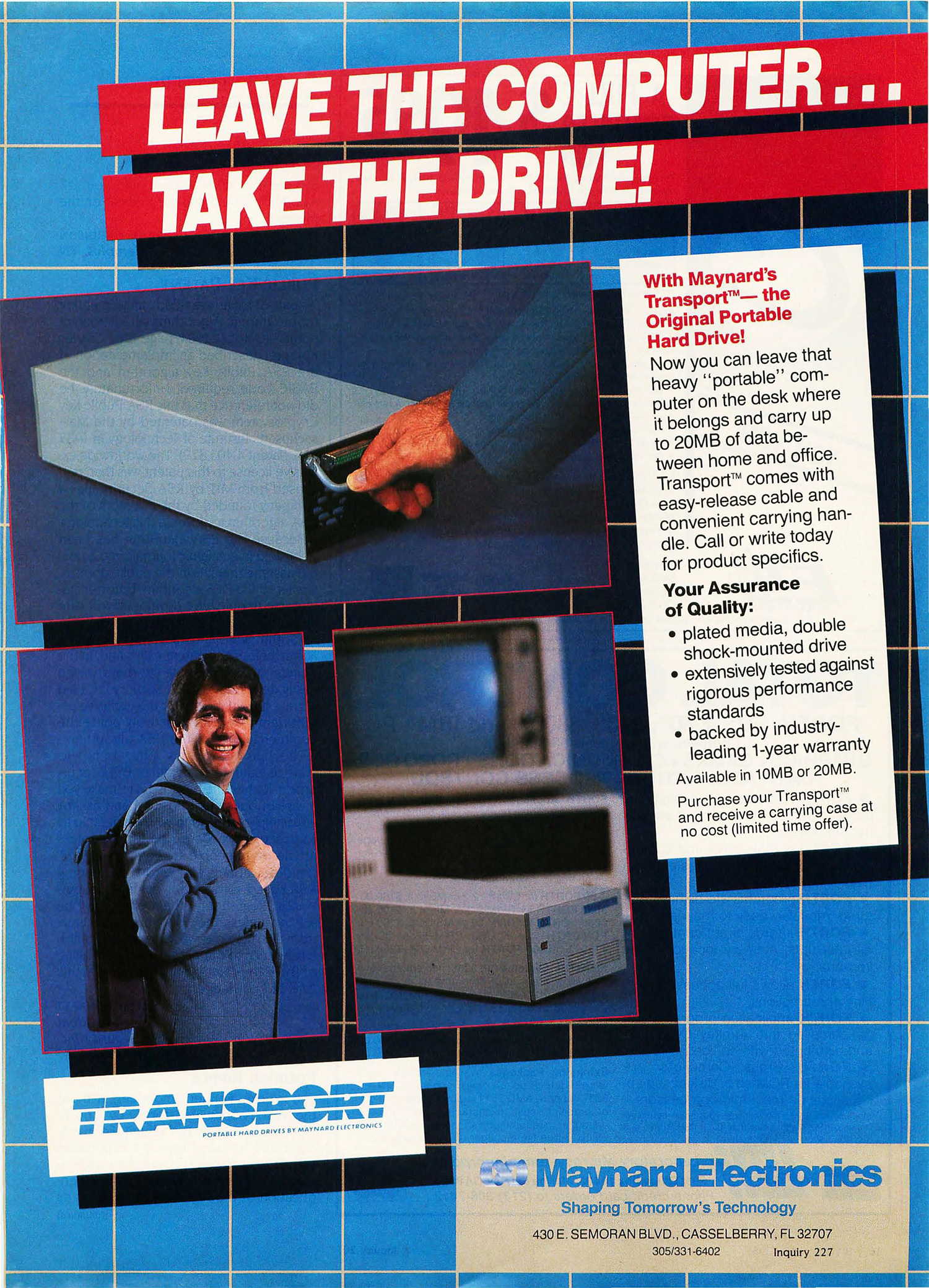 This Was The Portable Hard Drive Of 1985, Clocking In At 20MB