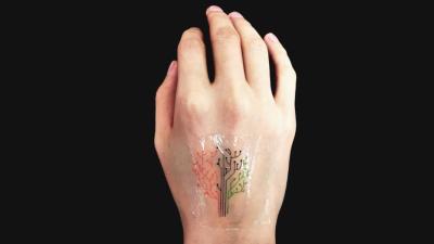 This Temporary Tattoo Is Made From Living Cells