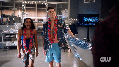 Watch Barry And Iris’ Honeymoon Get Interrupted In This Adorable Flash Deleted Scene