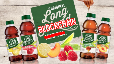 Iced Tea Maker’s Stock Price Triples After Adding ‘Blockchain’ To Name