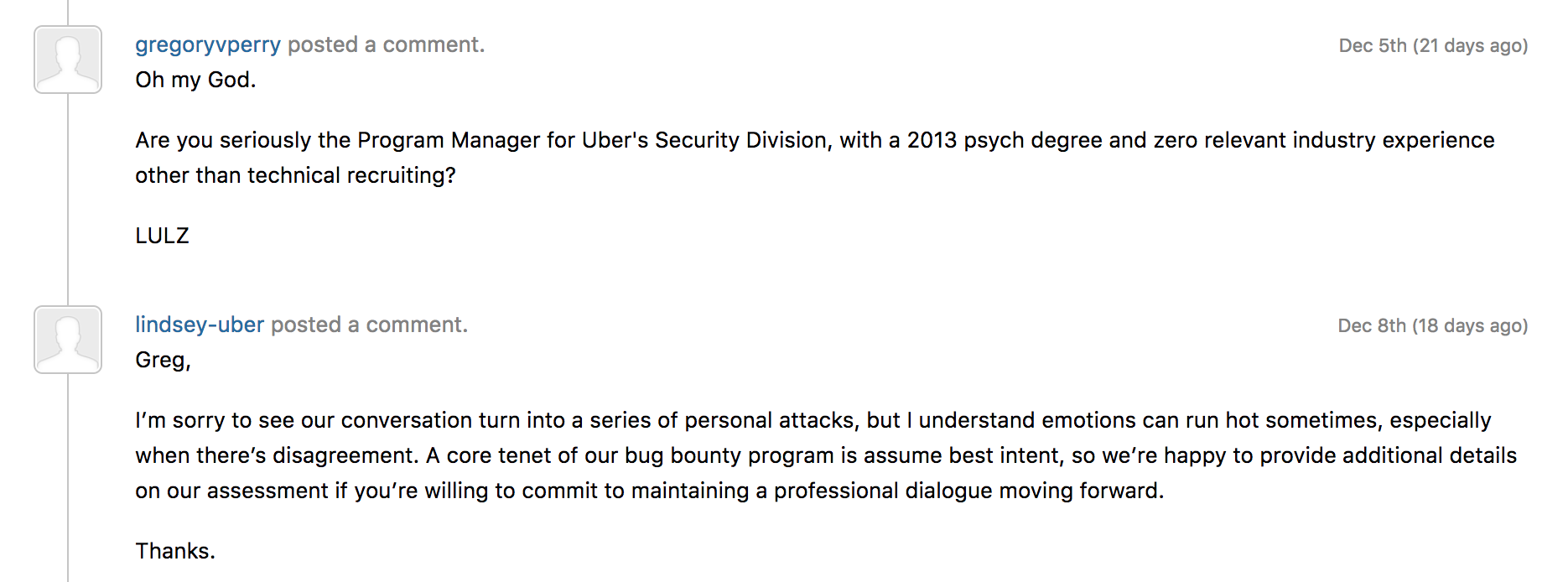 No One Looks Good In Uber’s Bug Bounty Fight