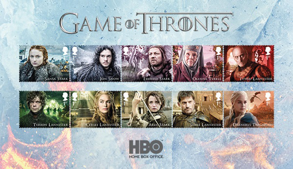 These New Game Of Thrones Stamps Are Probably Way More Reliable Than Ravens