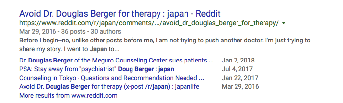 American Psychiatrist In Japan Sues Redditors For Talking Crap Online  