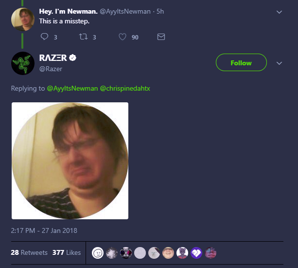 Does Razer Know It Posted A Racist Meme? [Updated]