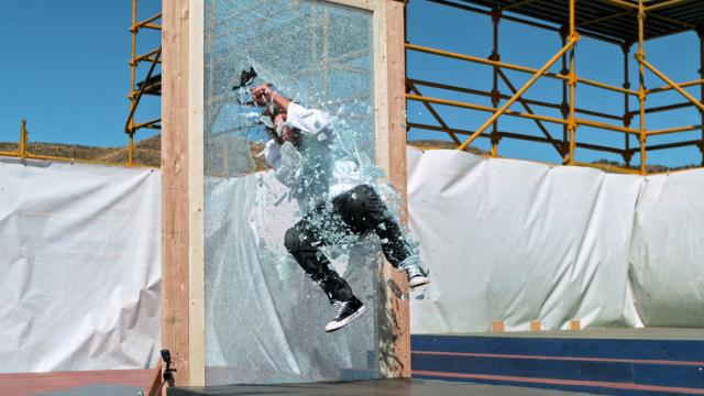 Jumping Through Glass In Slow-Motion Is As Awesome As It Sounds