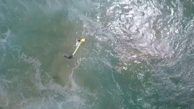 An Unmanned Drone Rescued Two Australian Swimmers This Week