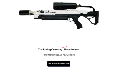 Elon Musk Claims He Can Get Through Customs By Labelling Shipments ‘Not A Flamethrower’