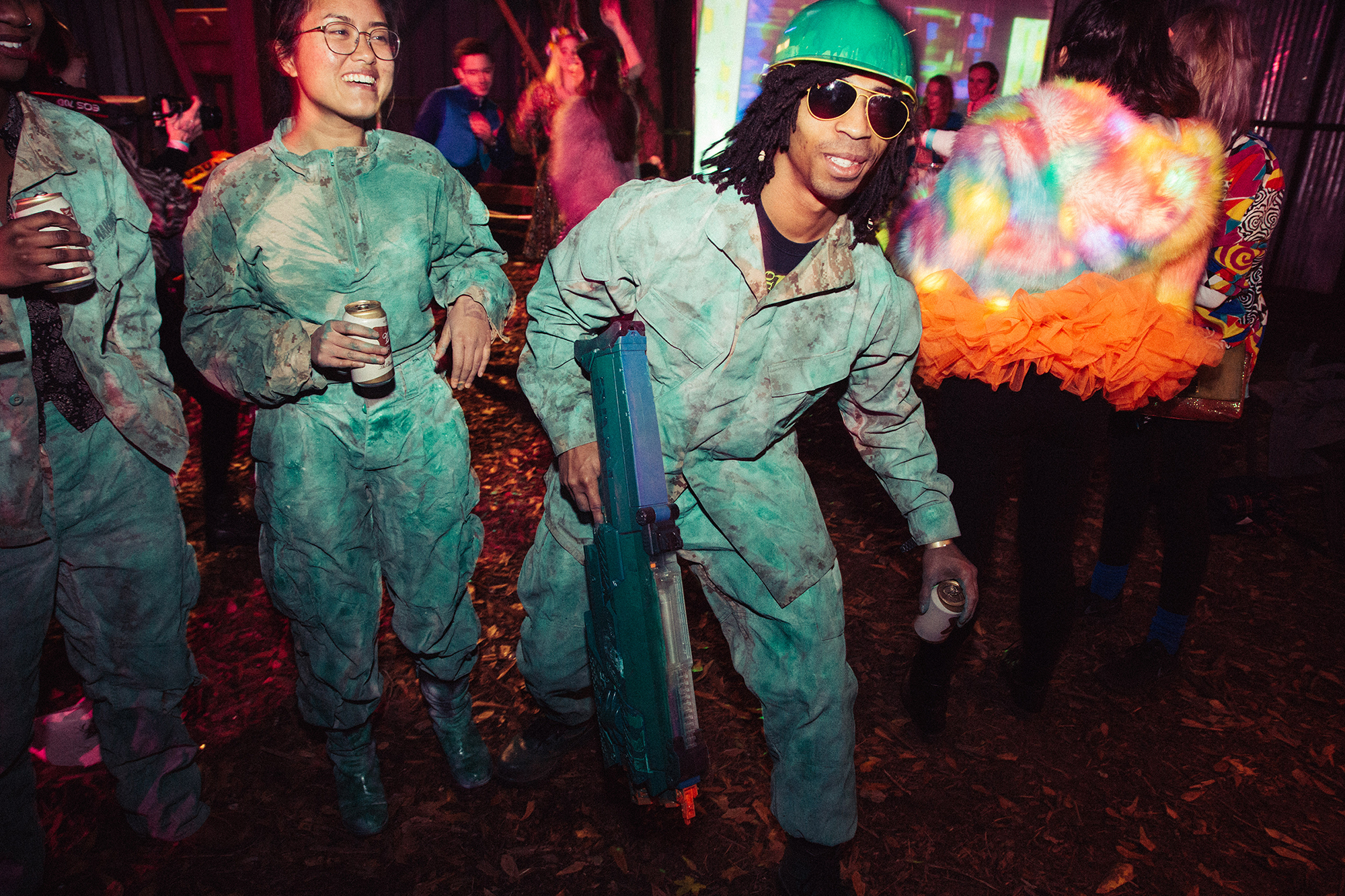 Inside a Vaporwave Carnival Ball in New Orleans