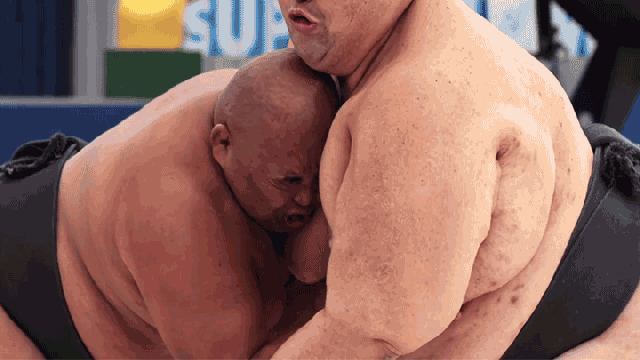 Super Slo-Mo Footage Reveals The Shockwaves When 450kg Of Sumo Wrestlers Collide