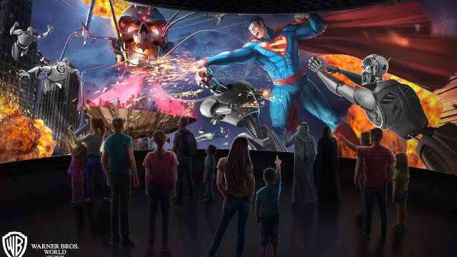 Warner Bros.’ Abu Dhabi Theme Park Is Going To Have Some Wild Superhero Rides