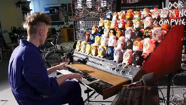 Man Redefines Horror By Building A Singing Furby Organ