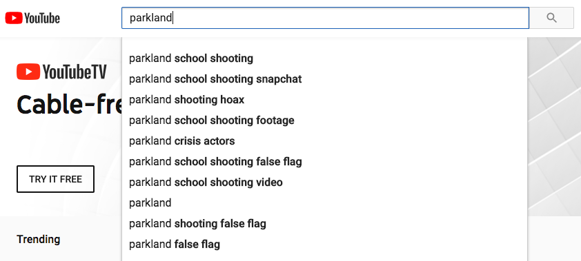 YouTube Promoted A Conspiracy Theory Following A Mass Shooting, Again