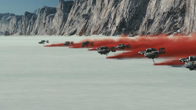 Watch As Pickup Trucks Make The Last Jedi’s Battle Of Crait Come To Life