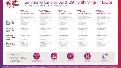 Here Are Virgin Mobile’s Samsung Galaxy S9 Plans