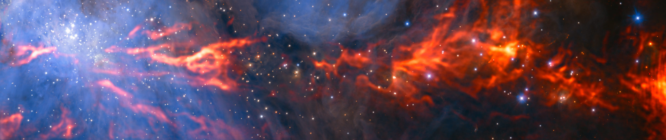 New Observations Reveal A Dramatic Web Structure Inside The Orion Nebula