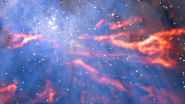 New Observations Reveal A Dramatic Web Structure Inside The Orion Nebula
