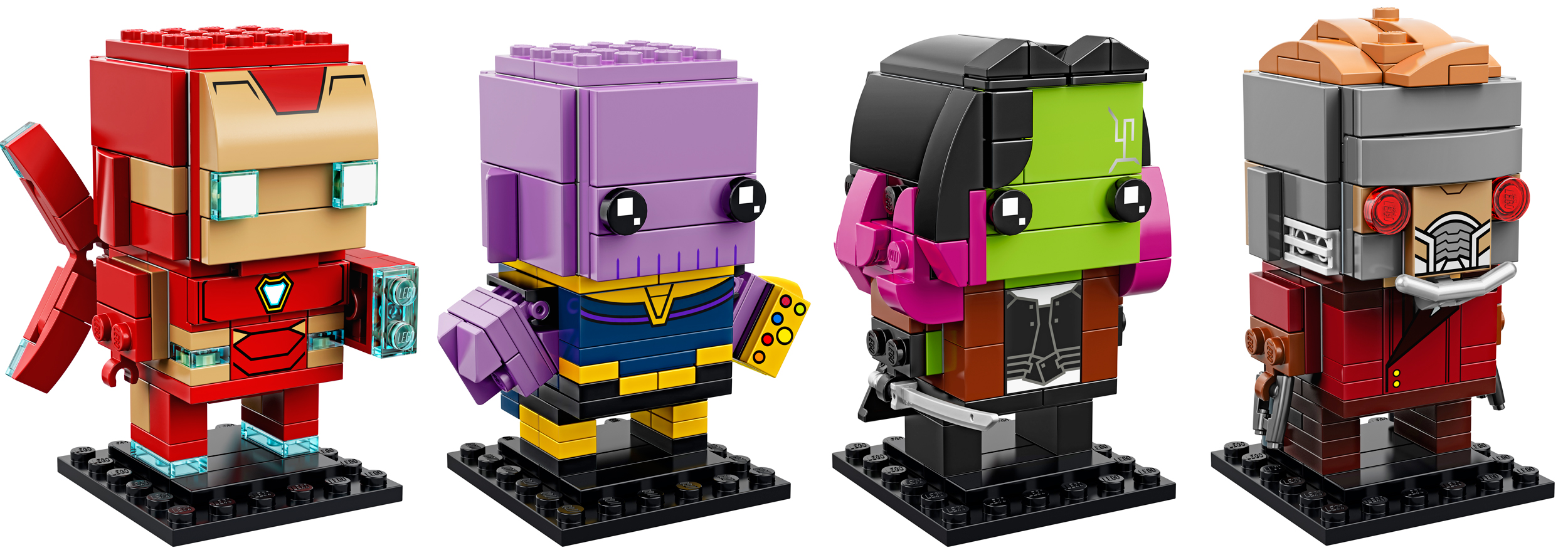 Exclusive: Thanos, Iron Man, Gamora, And Star-Lord Are Getting The Lego Brickheadz Treatment