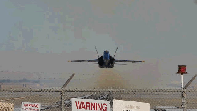 Standing This Close To A Fighter Jet Taking Off Must Sound Unbelievable