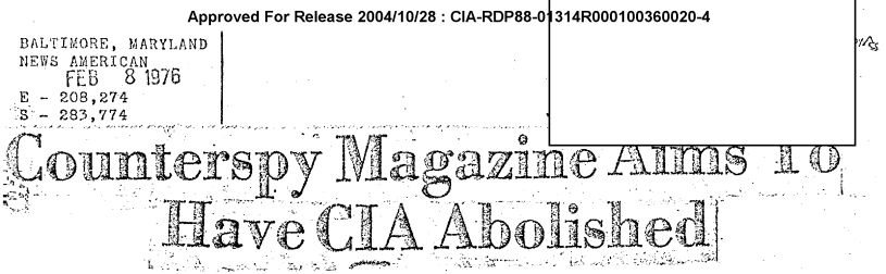 Thanks To The CIA, Issues Of The Agency’s Most-Hated Magazine Are Now Online