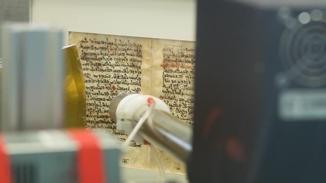 Particle Accelerator Reveals Ancient Greek Medical Text Beneath Religious Psalms On Parchment