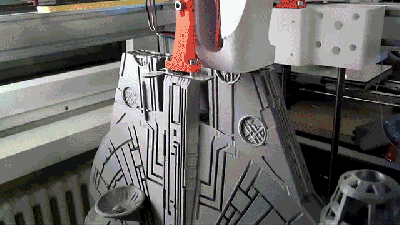 It Took Almost 10 Days to 3D-Print This Giant Millennium Falcon Model