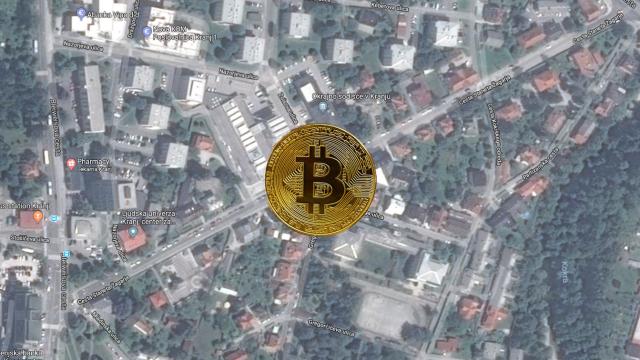 Monument To Bitcoin Erected In Center Of Slovenian Roundabout